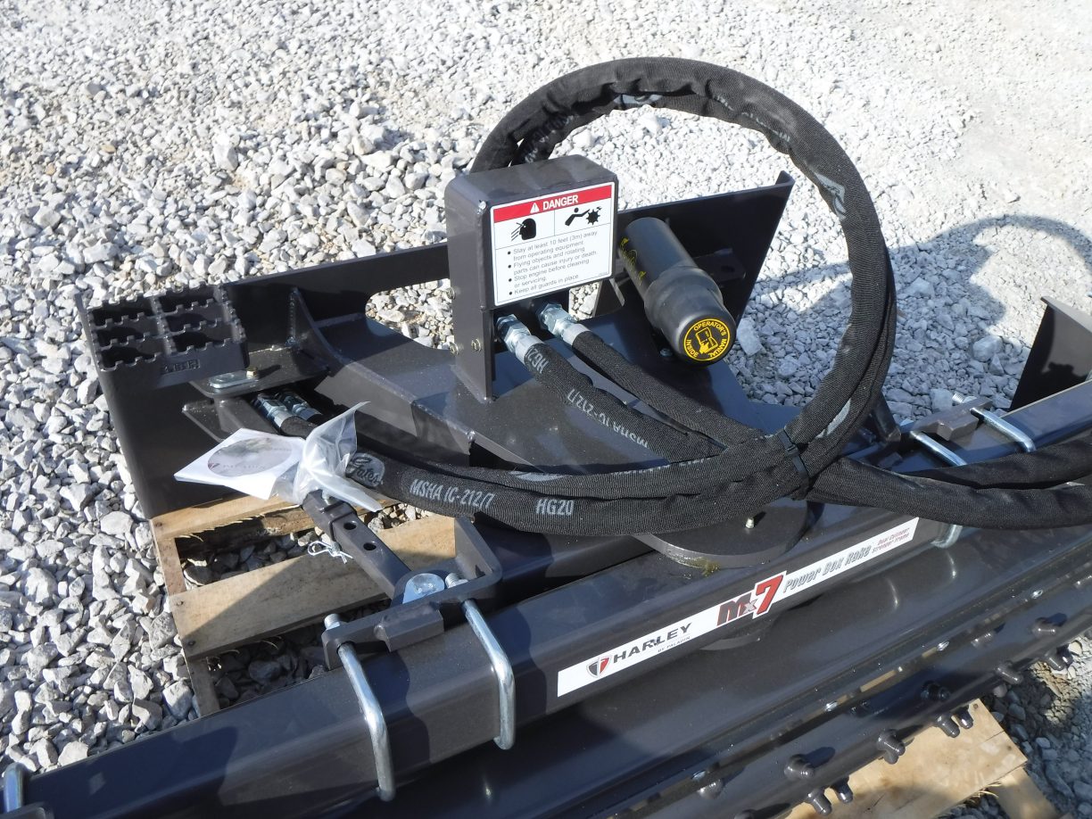 Bradco Harley MX7 84″ Manual Landscape Power Rake Attachment Skid