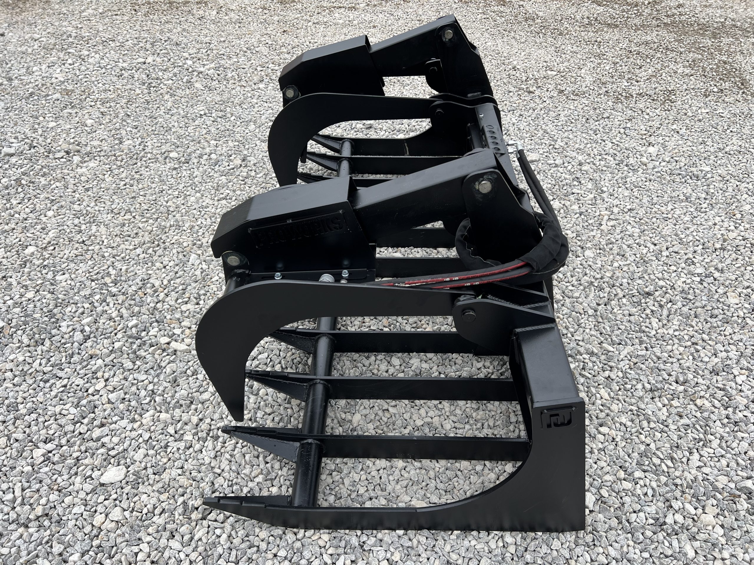 84" Heavy Duty Dual Cylinder Root Bucket Grapple Attachment Fits Skid Steer Quick Attach - Image 10