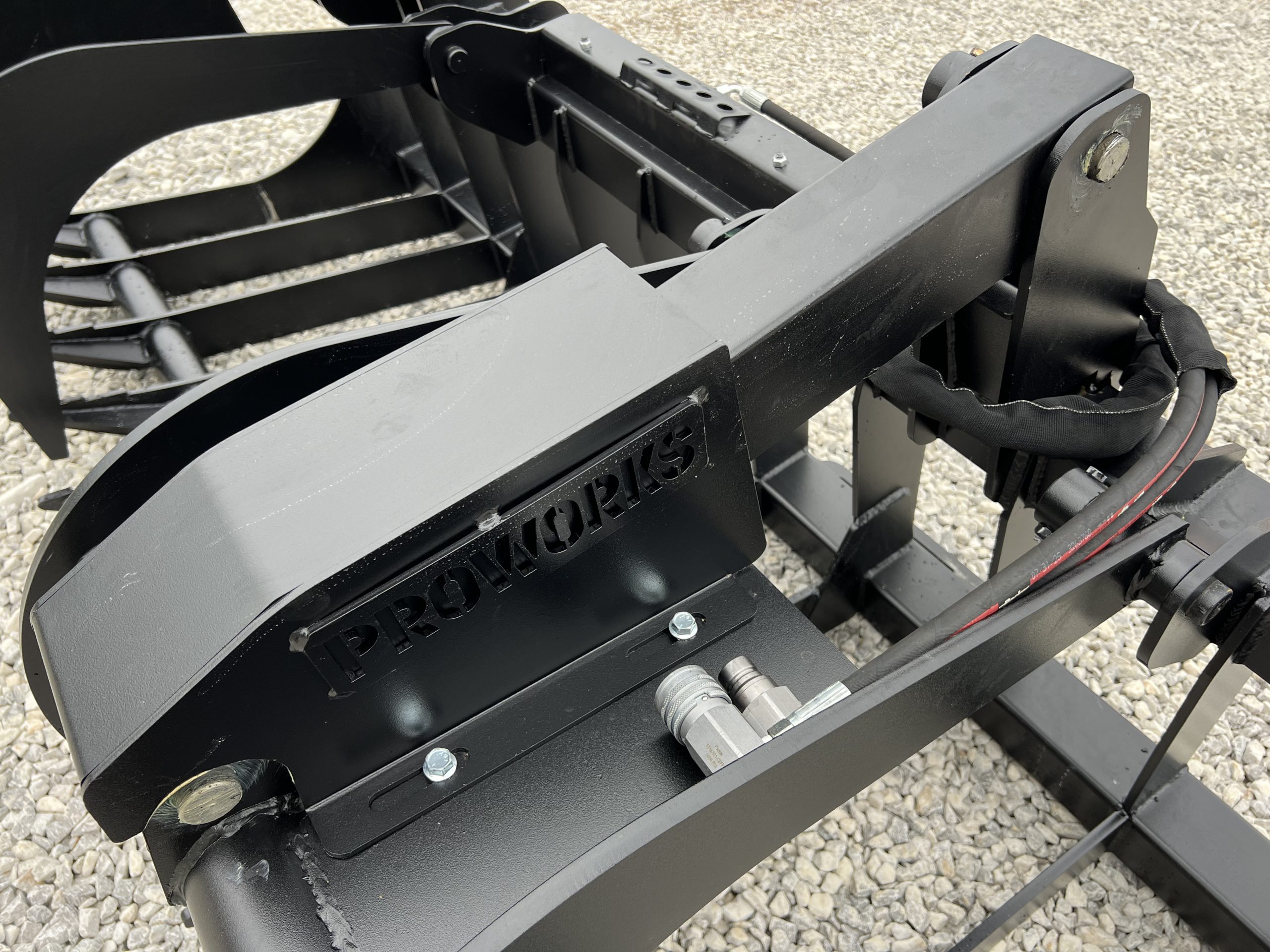 84" Heavy Duty Dual Cylinder Root Bucket Grapple Attachment Fits Skid Steer Quick Attach - Image 13