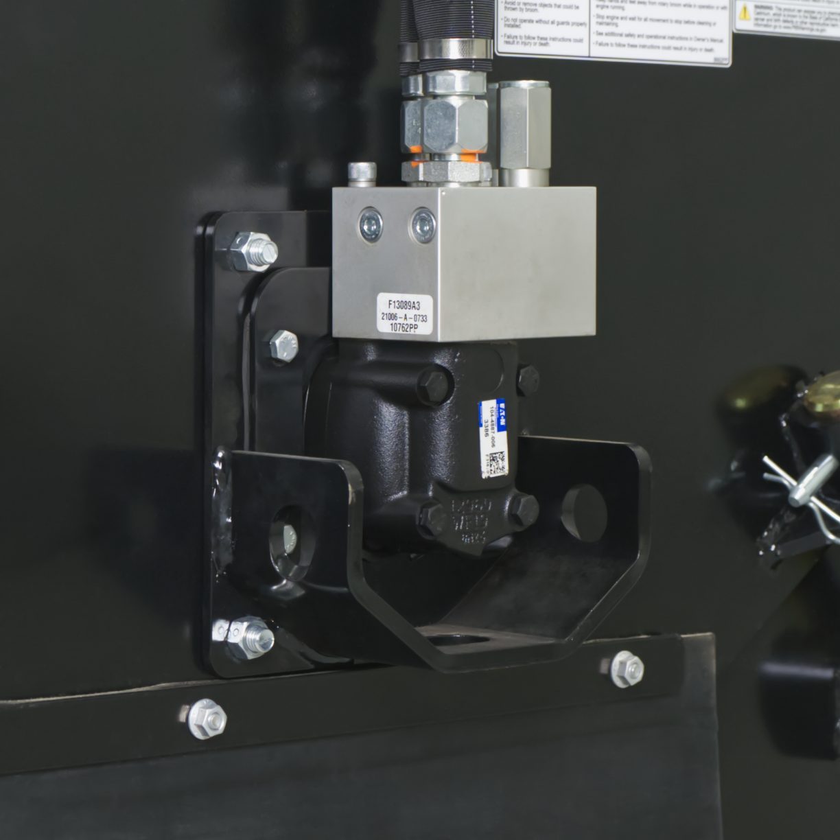 Virnig 72″ Pick Up Box Sweeper Broom Attachment Skid Steer Attachment