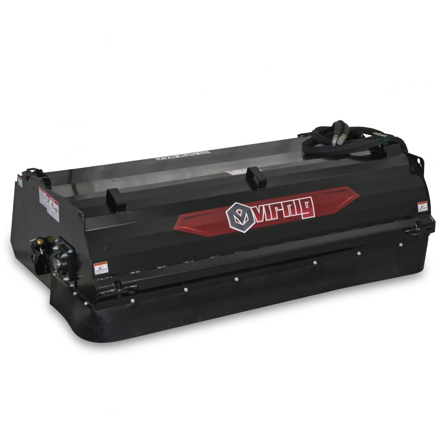 Virnig 72″ Pick Up Box Sweeper Broom Attachment Skid Steer Attachment