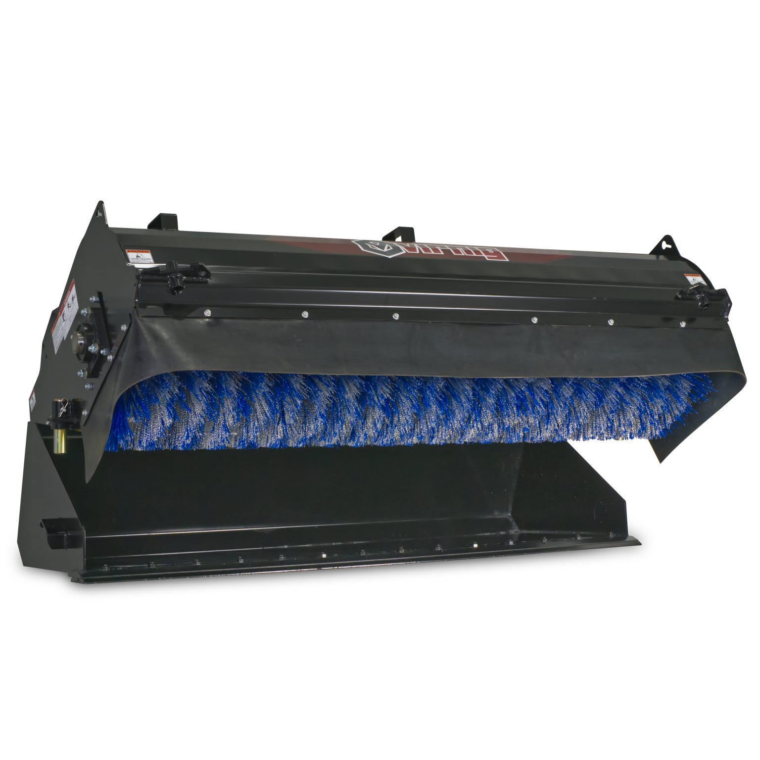 Virnig 72″ Pick Up Box Sweeper Broom Attachment Skid Steer Attachment Depot