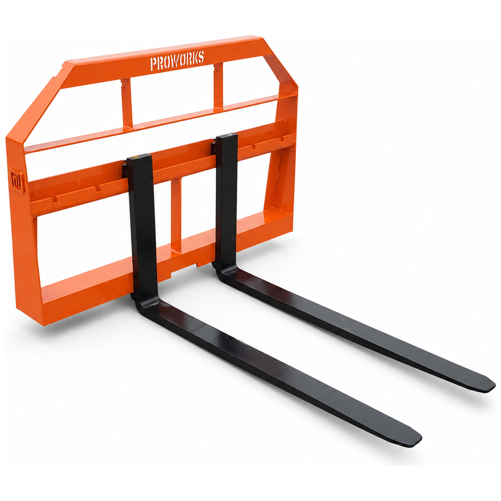 PROWORKS 60" Root Rake Grapple & 42" Pallet Forks Skid Steer Compact Tractor Combo Set - Image 3