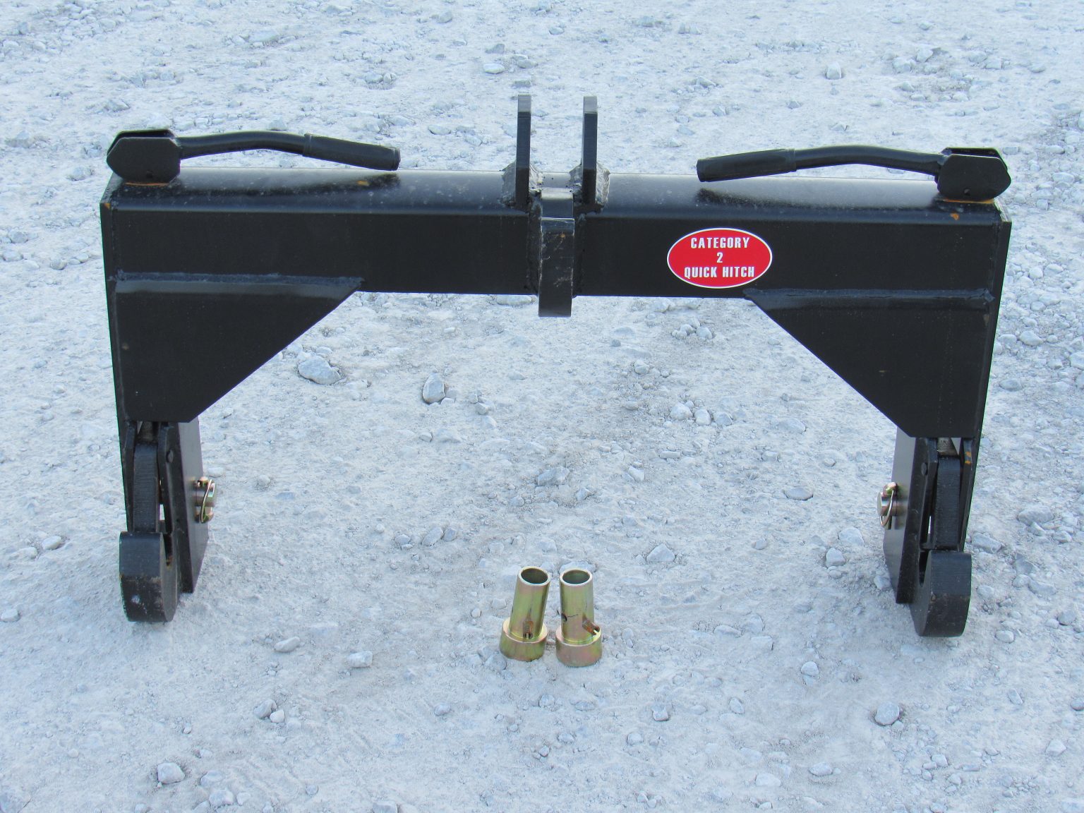 3 Point Quick Hitch with Bushings Fits Cat 2 Tractor Implement