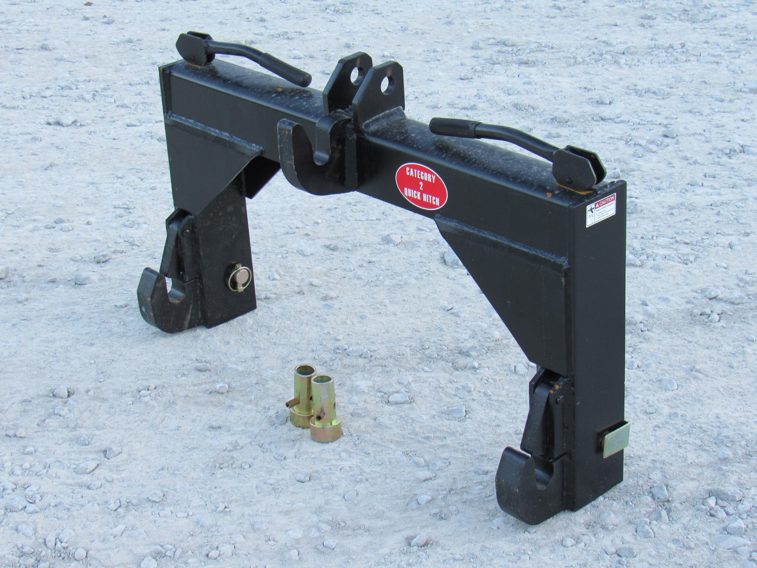 3 Point Quick Hitch with Bushings Fits Cat 2 Tractor Implement
