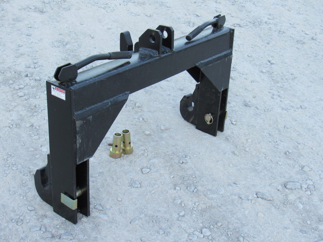 3 Point Quick Hitch with Bushings Fits Cat 2 Tractor Implement