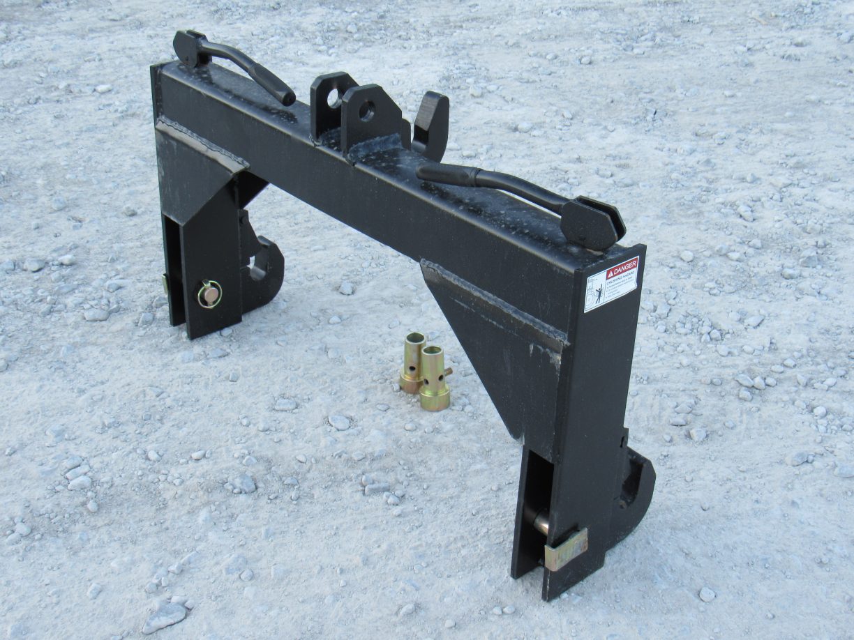 3 Point Quick Hitch with Bushings Fits Cat 2 Tractor Implement
