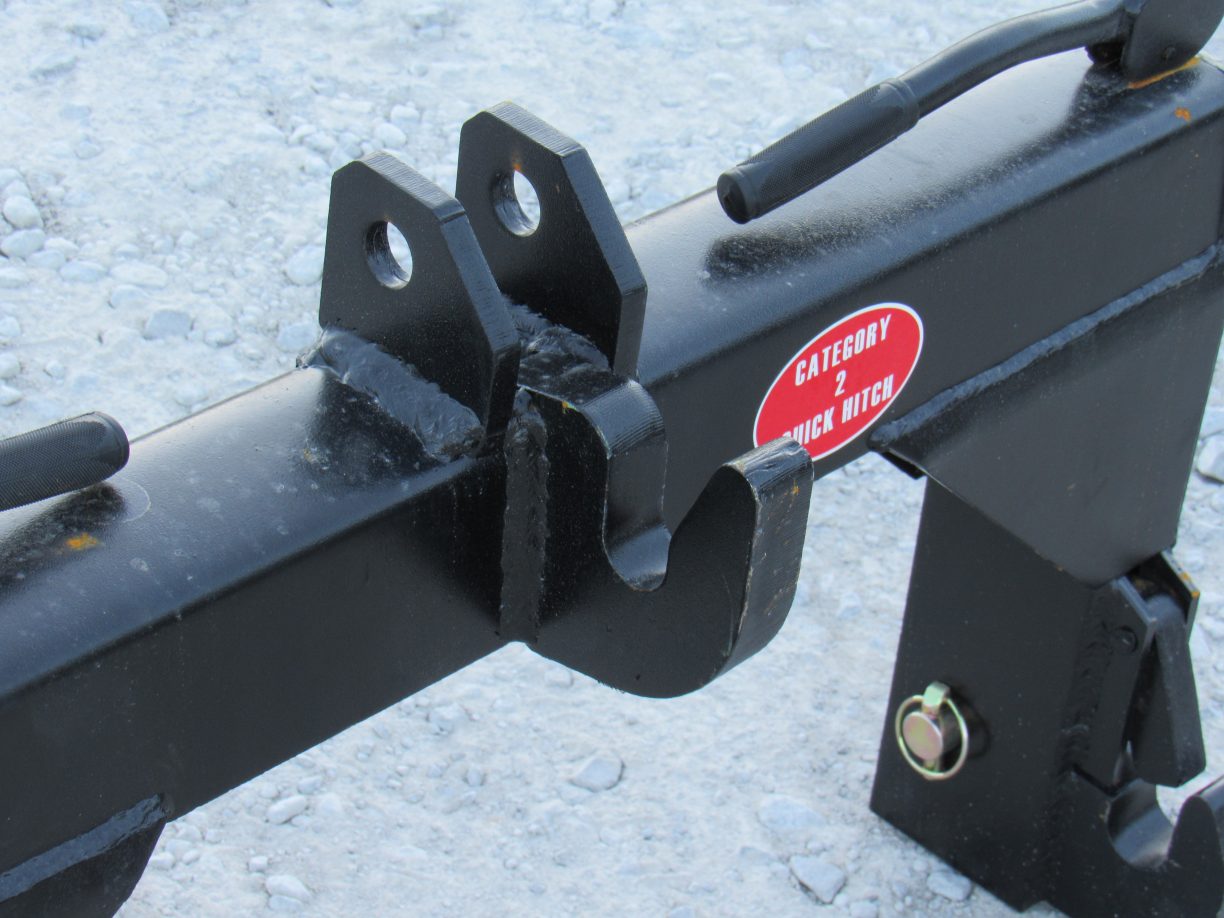 3 Point Quick Hitch with Bushings Fits Cat 2 Tractor Implement