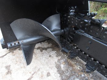 Lowe XR-35 High Flow 60" x 6" Trencher with Half Rock Frost Chain Fits Skid Steer - Image 10