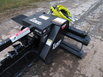 Lowe XR-35 High Flow 60" x 6" Trencher with Half Rock Frost Chain Fits Skid Steer - Image 11
