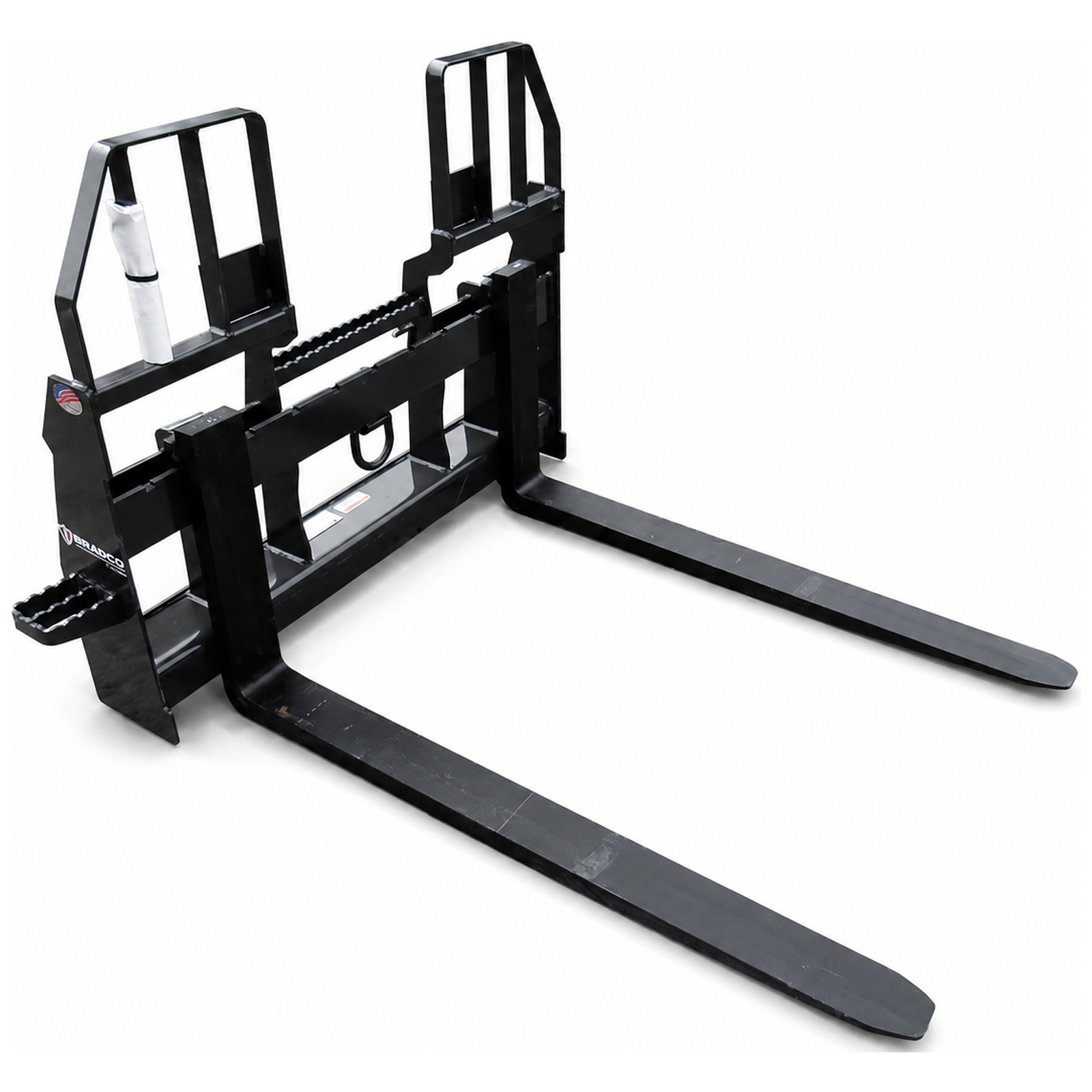 Bradco Walk Through Pallet Fork Frame with 48" 5,500 Pound Pallet Forks