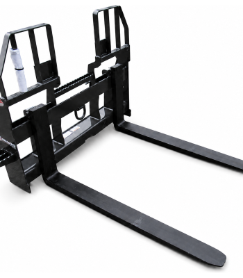 Bradco Walk Through Pallet Fork Frame with 48" 5,500 Pound Pallet Forks