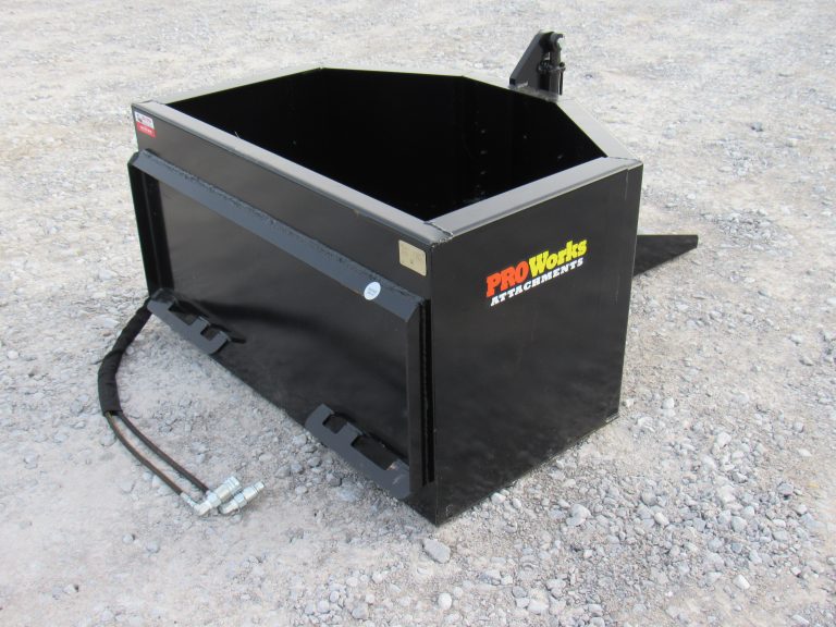 5/8 Cubic Yard Hydraulic Concrete Dispensing Bucket Attachment Fits