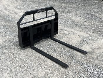 Pallet Fork Frame with 42" 2,200 Pound Pallet Forks Fits ASV Terex RC30 PT30 RT40 RO70T