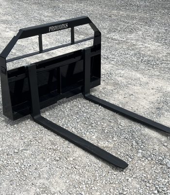 Pallet Fork Frame with 42" 2,200 Pound Pallet Forks Fits ASV Terex RC30 PT30 RT40 RO70T