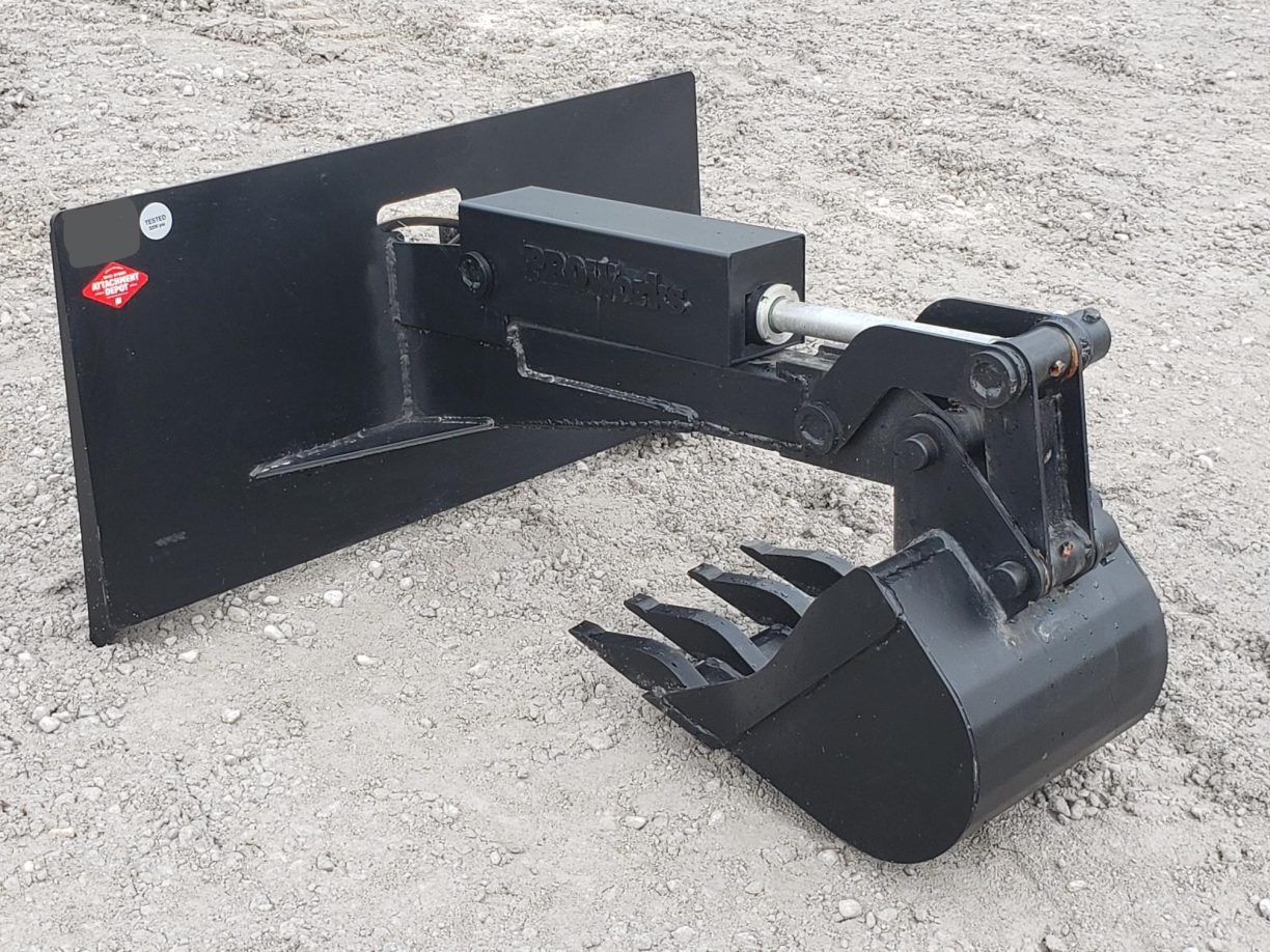 Backhoe Attachment with 12″ Bucket Fits Bobcat MT Mounting System