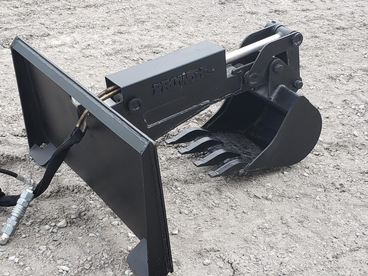 Backhoe Attachment with 12″ Bucket Fits Bobcat MT Mounting System