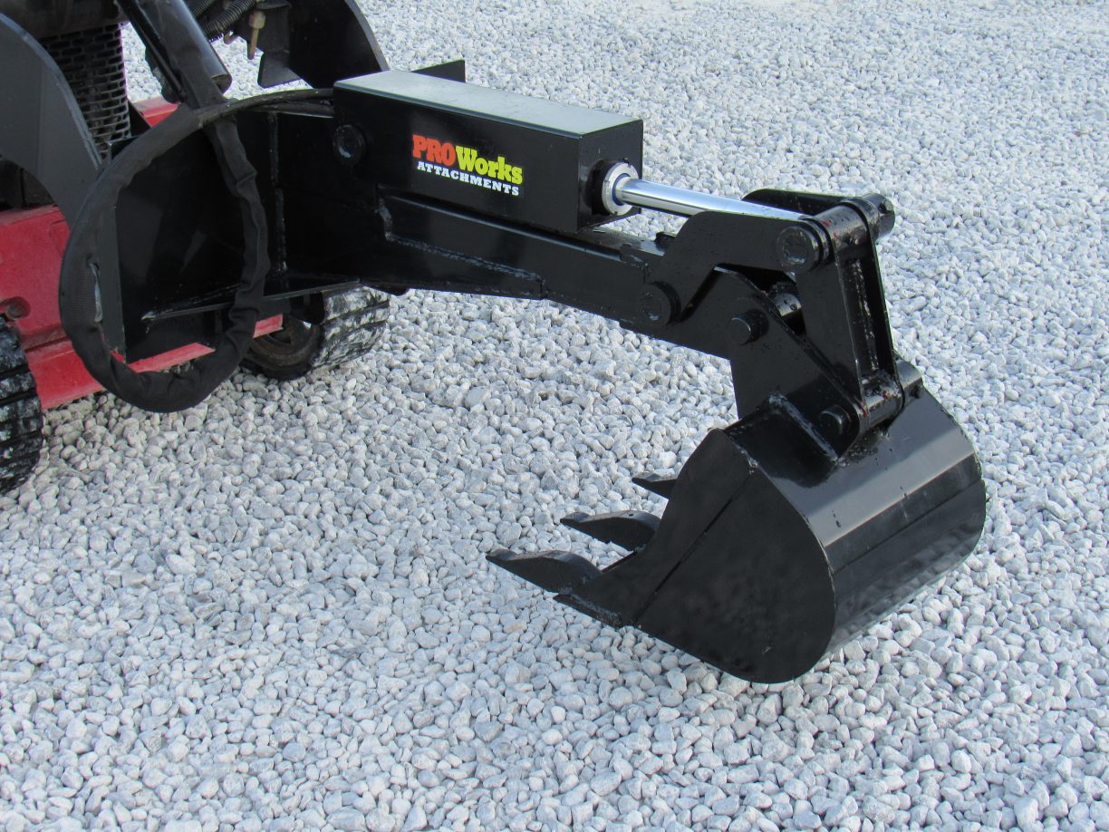 Backhoe Attachment with 12″ Bucket Fits Mini Skid Steer Skid Steer