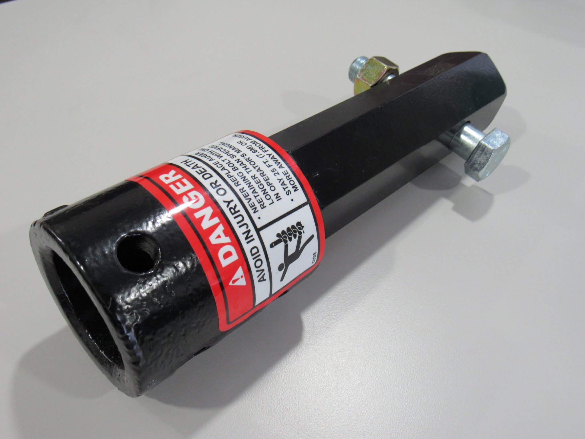Danuser Auger Bit Adapter 2 Round To 2 Hex Part 10925 Skid 