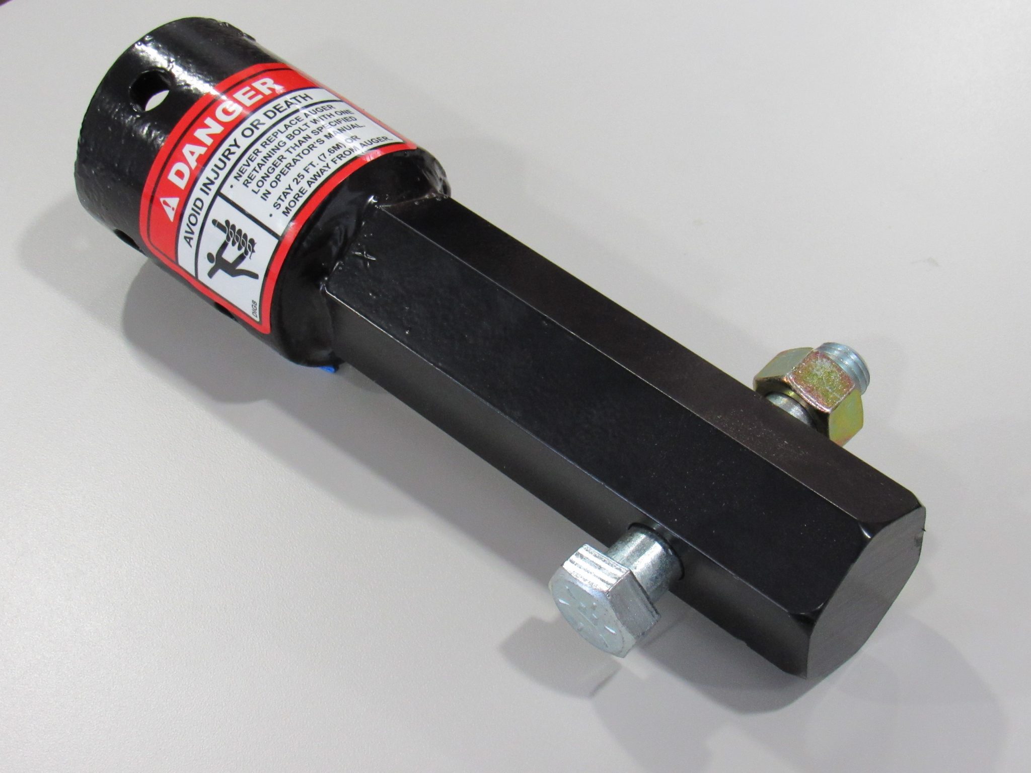 Danuser Auger Bit Adapter 2″ Round to 2″ Hex Part 10925 Skid