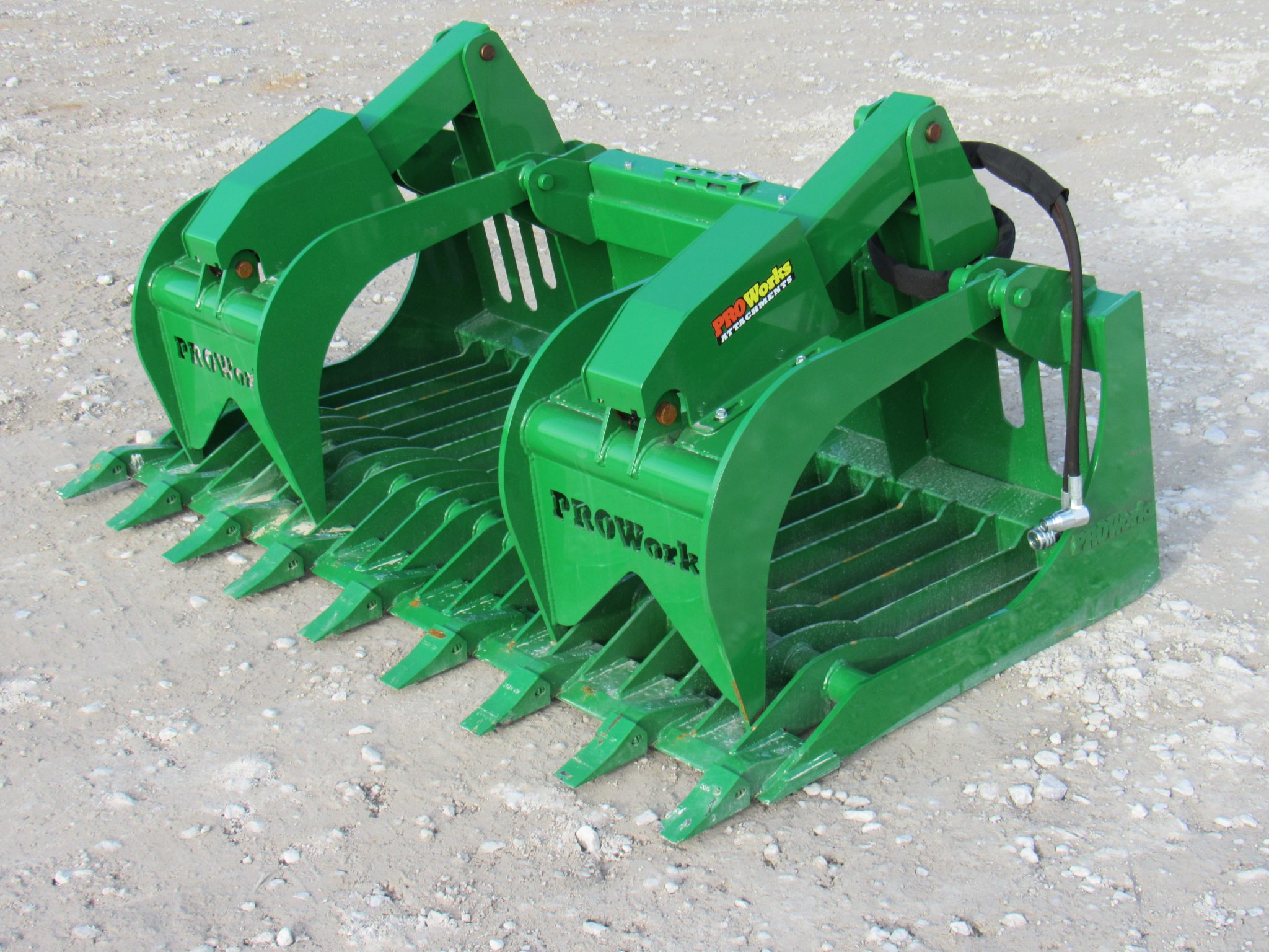 72″ Severe Duty Rock Bucket Grapple with Teeth Fits John Deere Loader ...