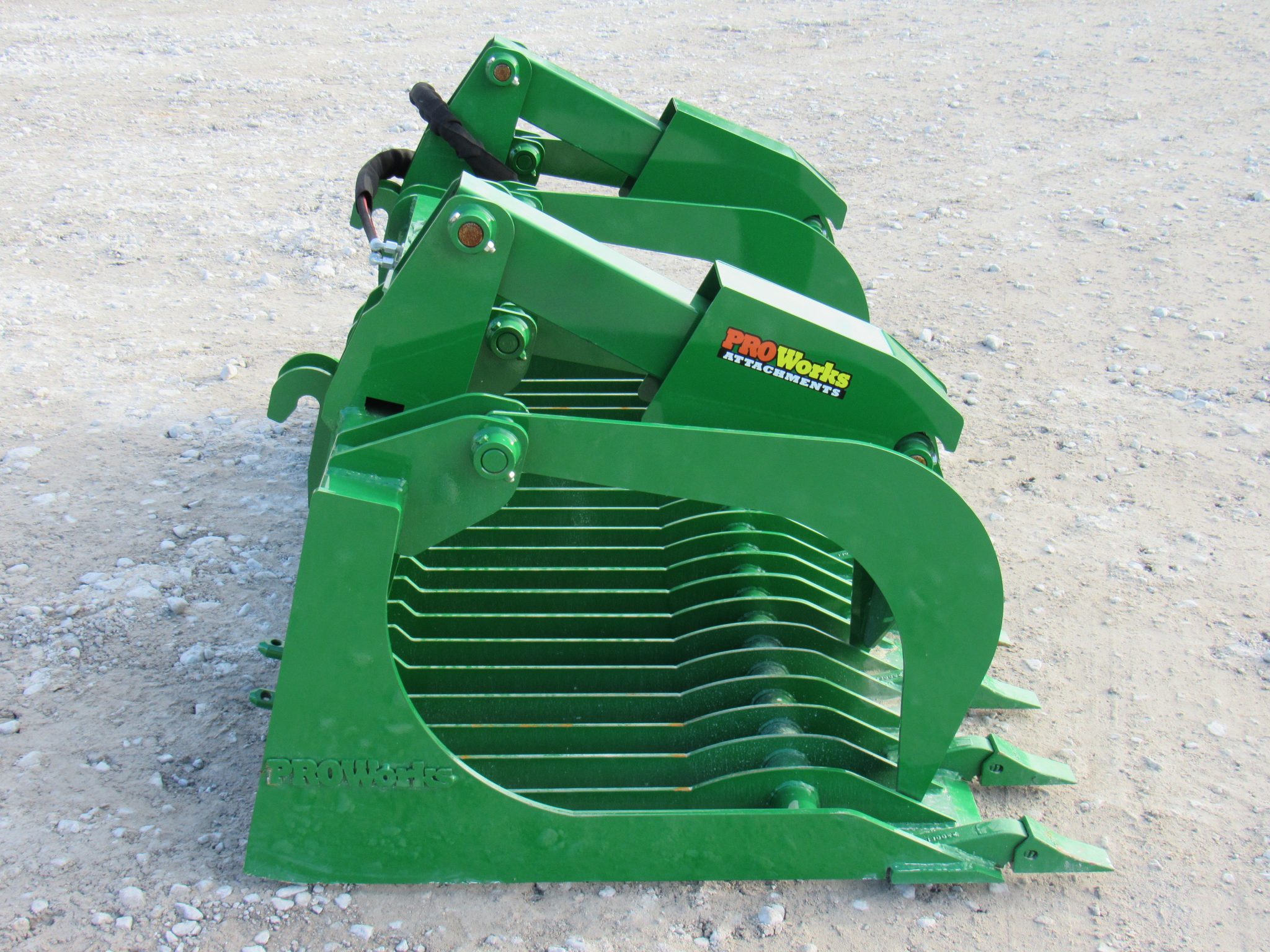 72″ Severe Duty Rock Bucket Grapple with Teeth Fits John Deere Loader ...
