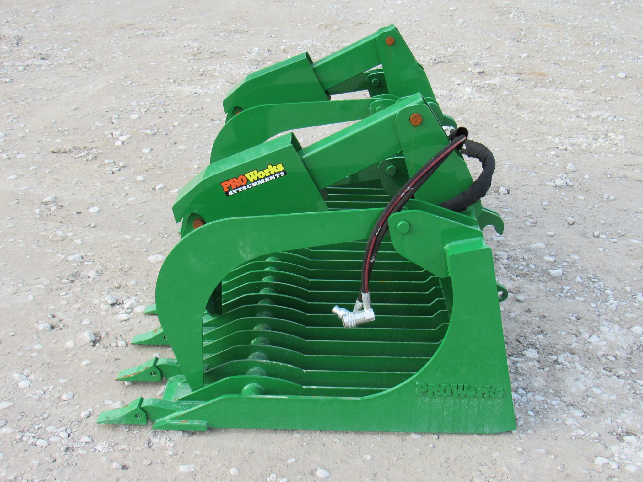 72″ Severe Duty Rock Bucket Grapple with Teeth Fits Euro Global Quicke