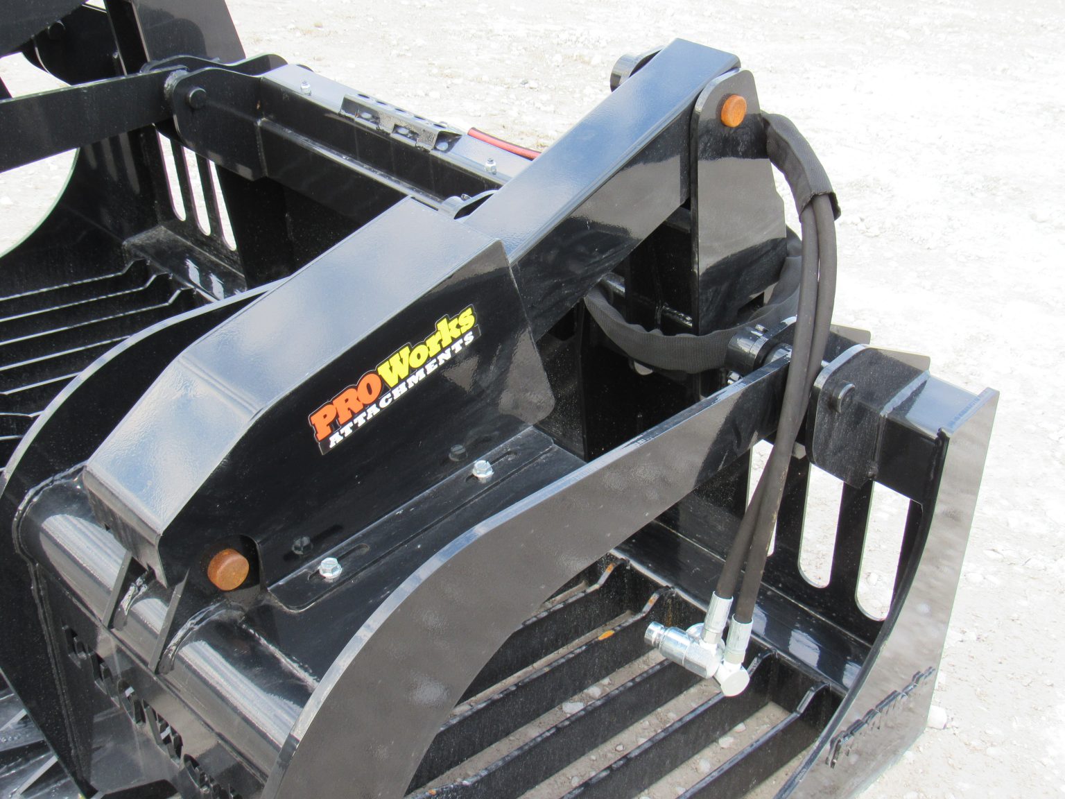 72″ Severe Duty Rock Bucket Grapple with Teeth Fits Euro Global Quicke