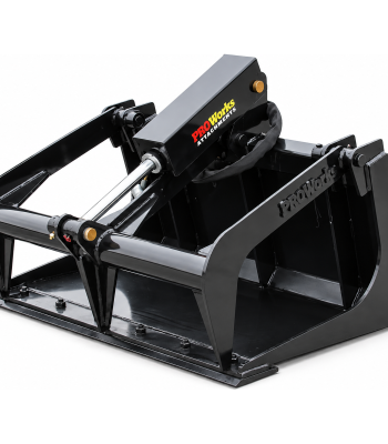 36″ Heavy Duty Smooth Bucket Grapple Attachment Fits Mini Skid Steer