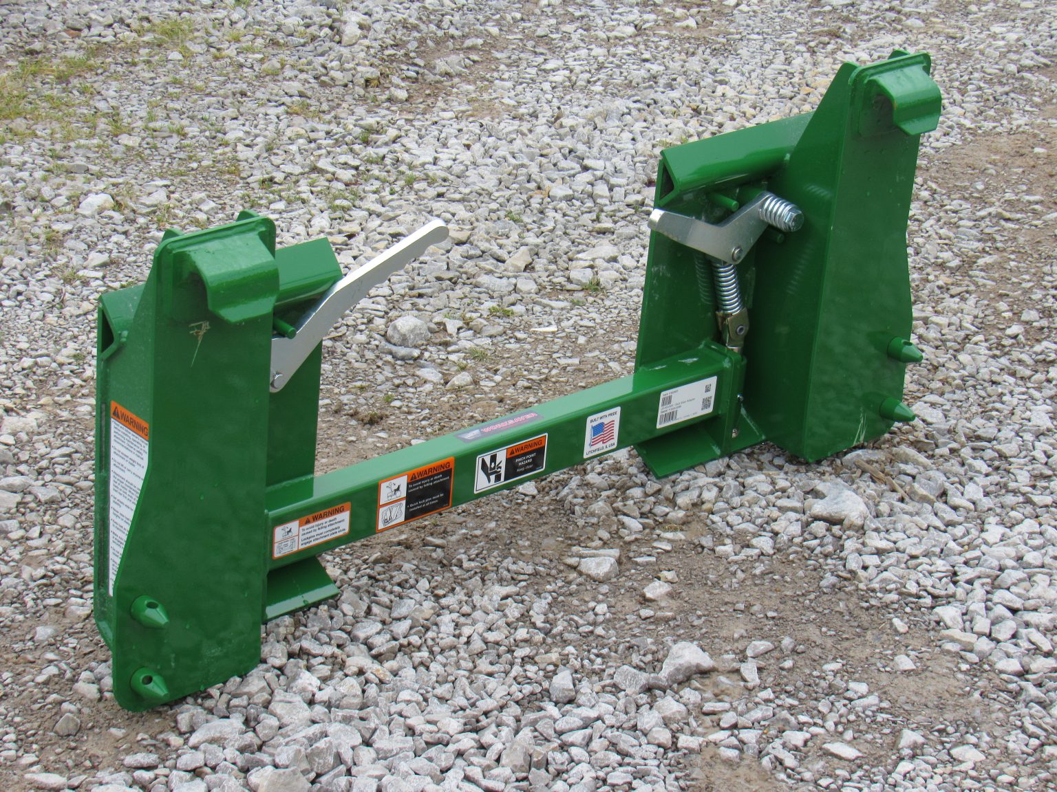 John Deere 300 400 500 Series Loader to Skid Steer Quick Attach Adapter