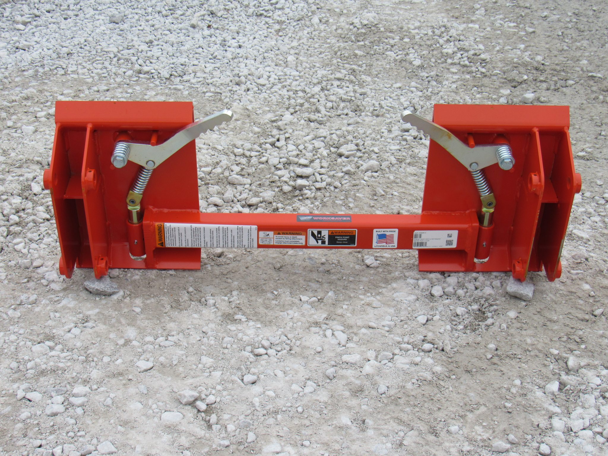 Kubota LA350 LA401 LA452 to Skid Steer Quick Attach Adapter 832810 Skid Steer Attachment Depot