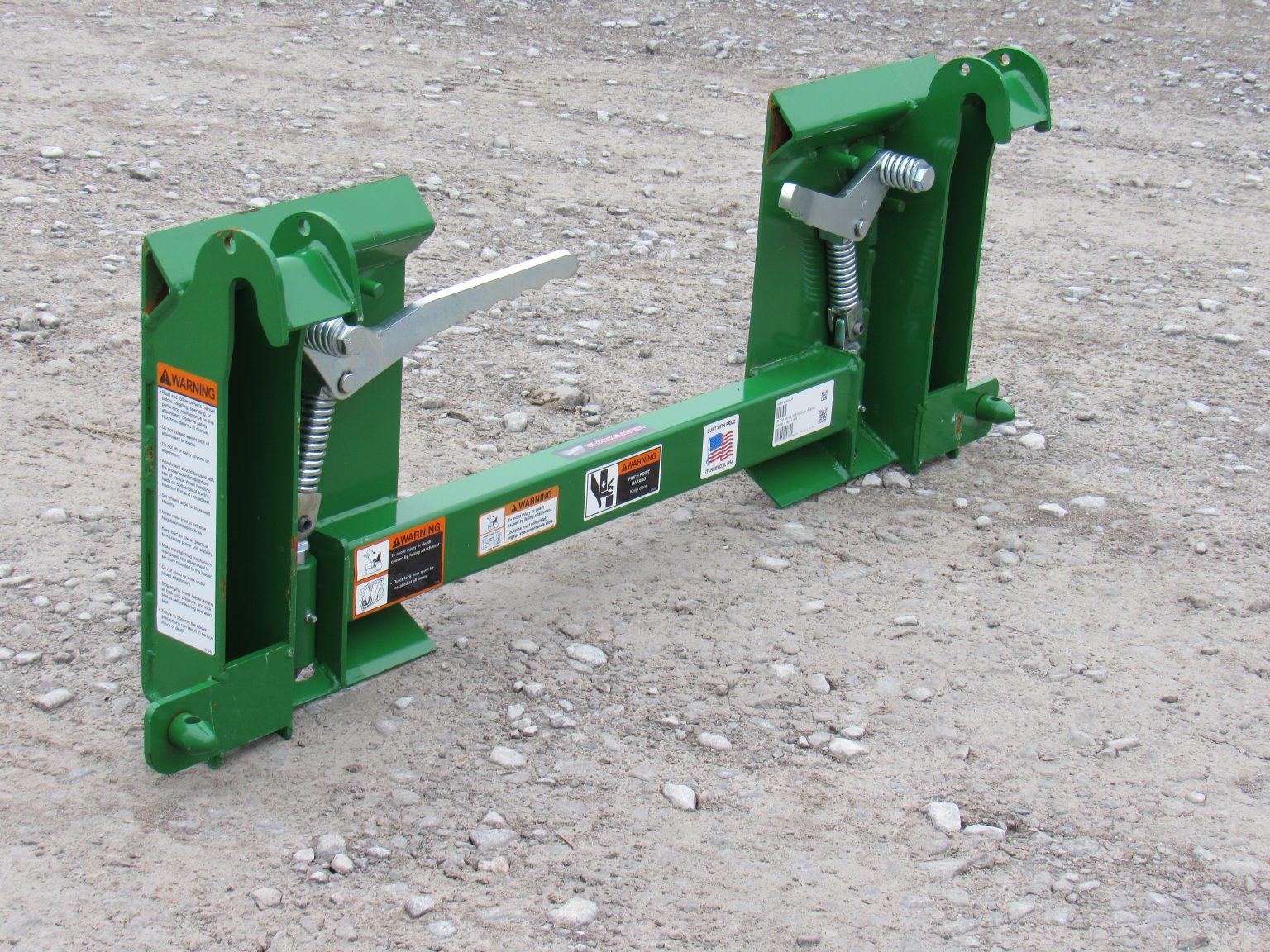 John Deere 200X 200CX H120 H130 H160 D120 D160 to Skid Steer Quick