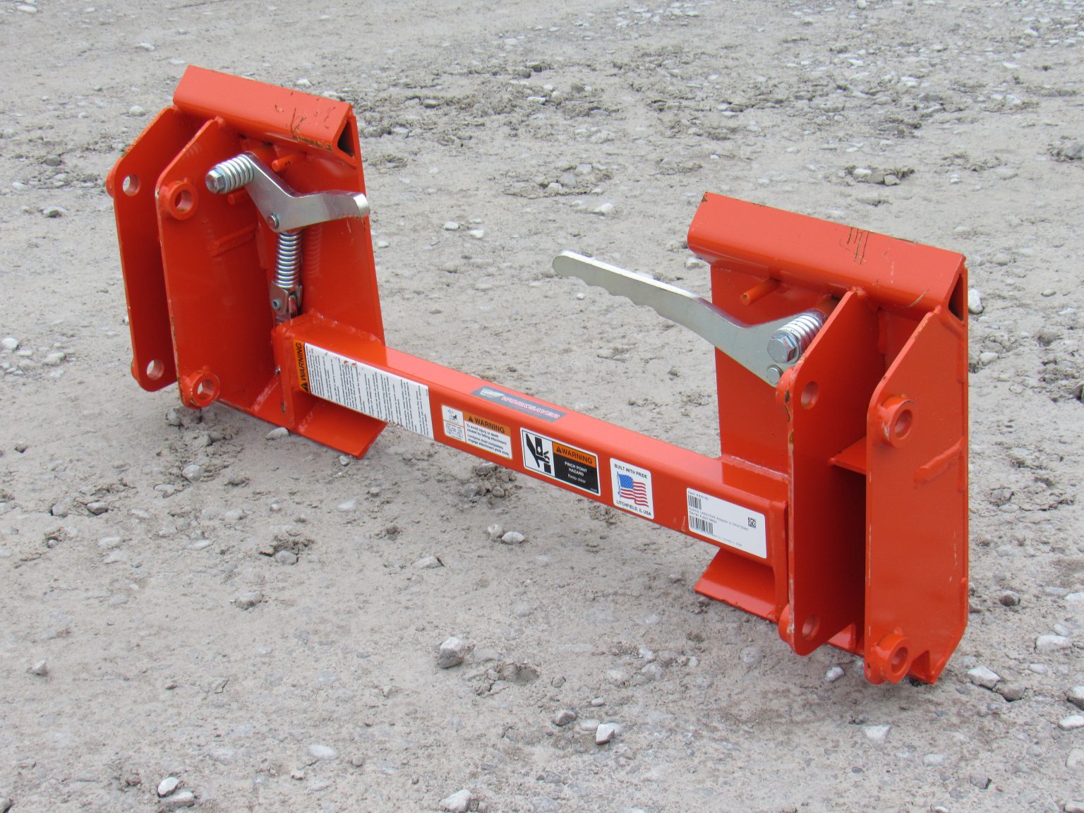 Kubota Tractor LA524 and LA525 Loader to Skid Steer Quick Attach