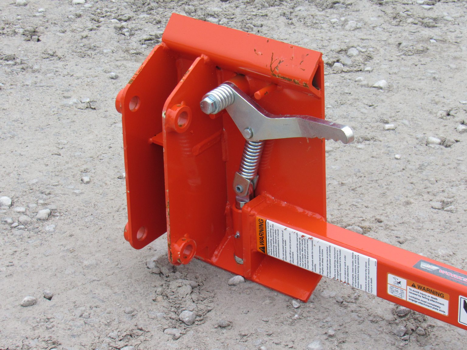 Kubota Tractor LA524 and LA525 Loader to Skid Steer Quick Attach Adapter 835160 Skid Steer