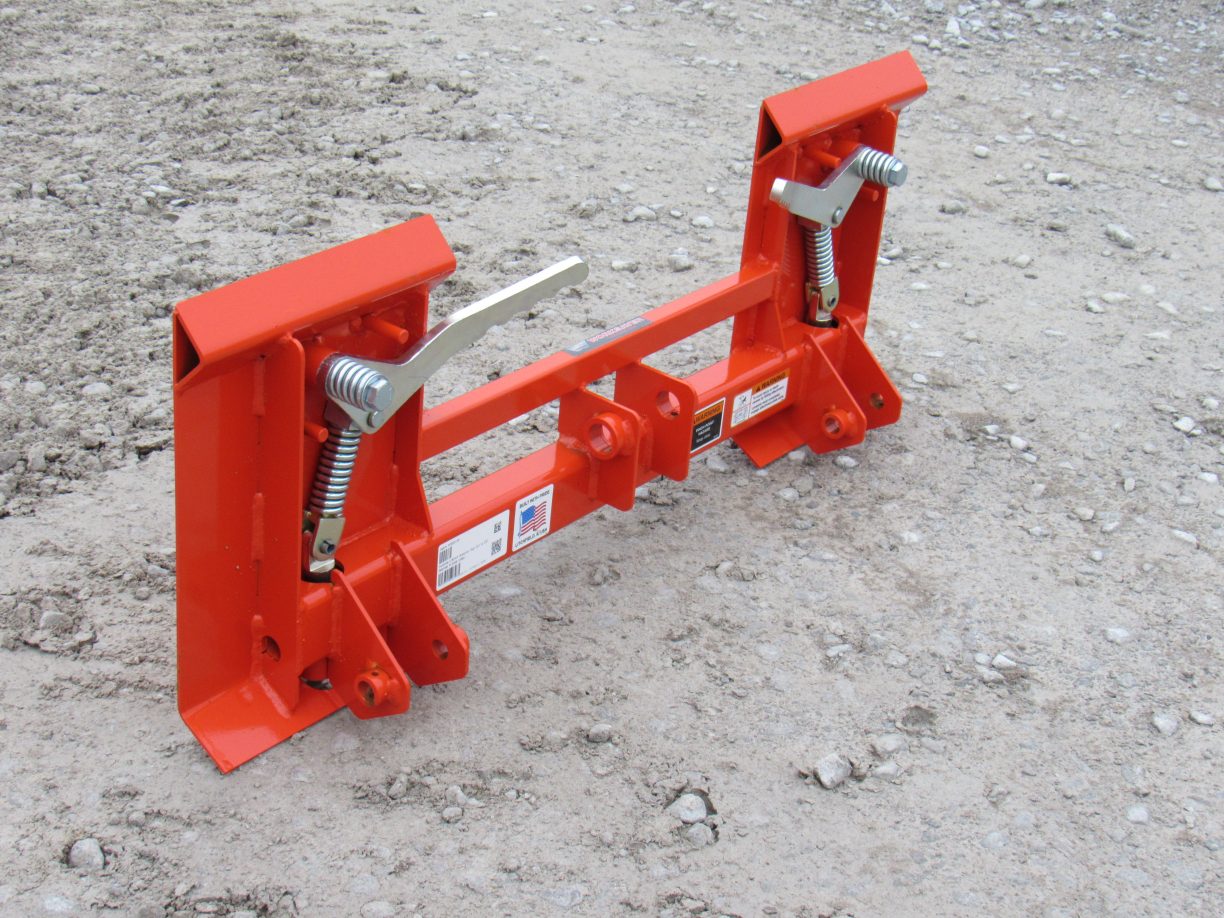 Kubota LA240 and LA243 Tractor Loader to Skid Steer Quick Attach