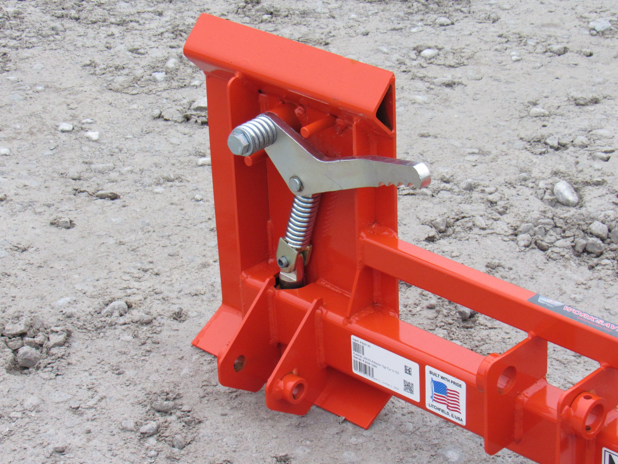 Kubota LA240 and LA243 Tractor Loader to Skid Steer Quick Attach