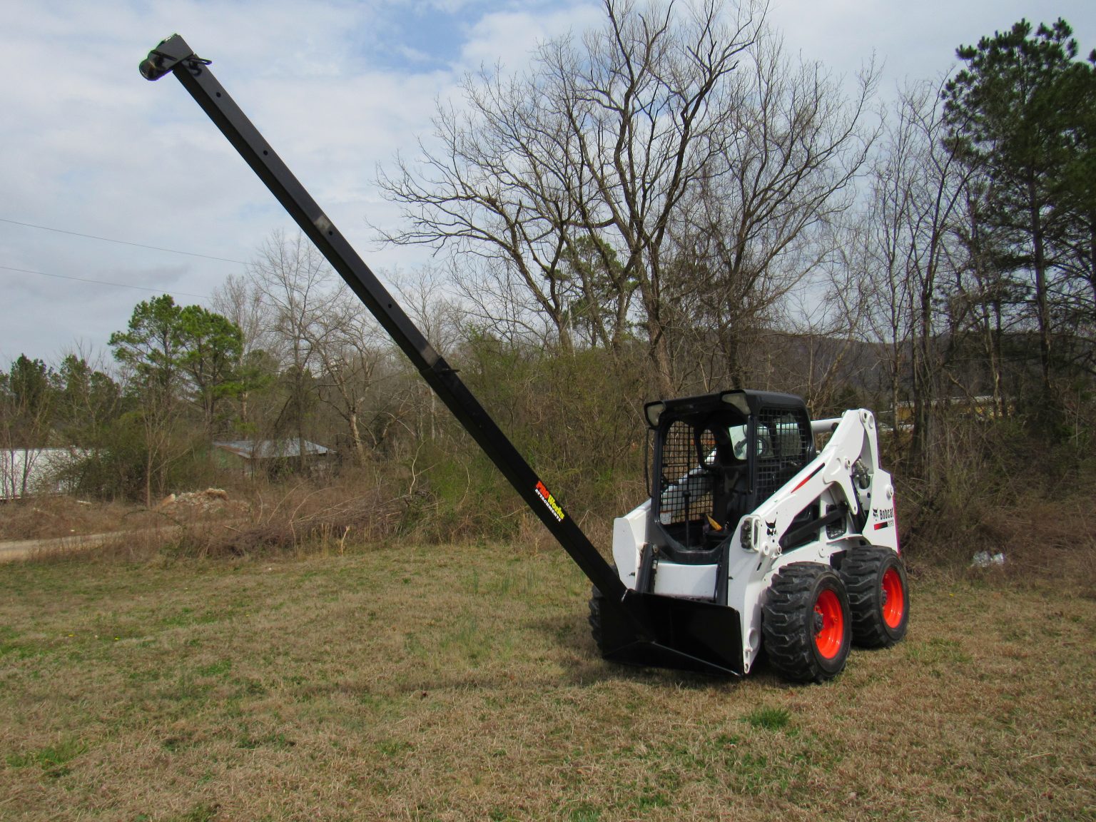 21′ Manual Telescopic Boom Pole Fits Skid Steer Quick Attach Skid Steer Attachment Depot