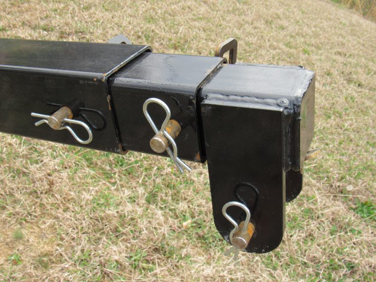 21′ Manual Telescopic Boom Pole Fits Skid Steer Quick Attach Skid