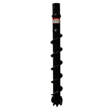 Danuser 6" x 48" Bullet Rock Auger Bit, 2" Hex Collar 200155