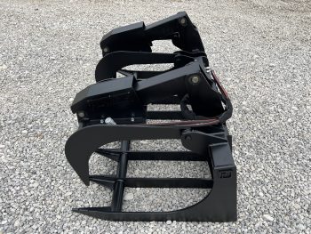 66" Heavy Duty Dual Cylinder Root Bucket Grapple Attachment Fits Skid Steer Quick Attach - Image 9