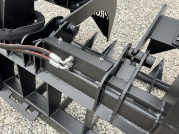 66" Heavy Duty Dual Cylinder Root Bucket Grapple Attachment Fits Skid Steer Quick Attach - Image 14