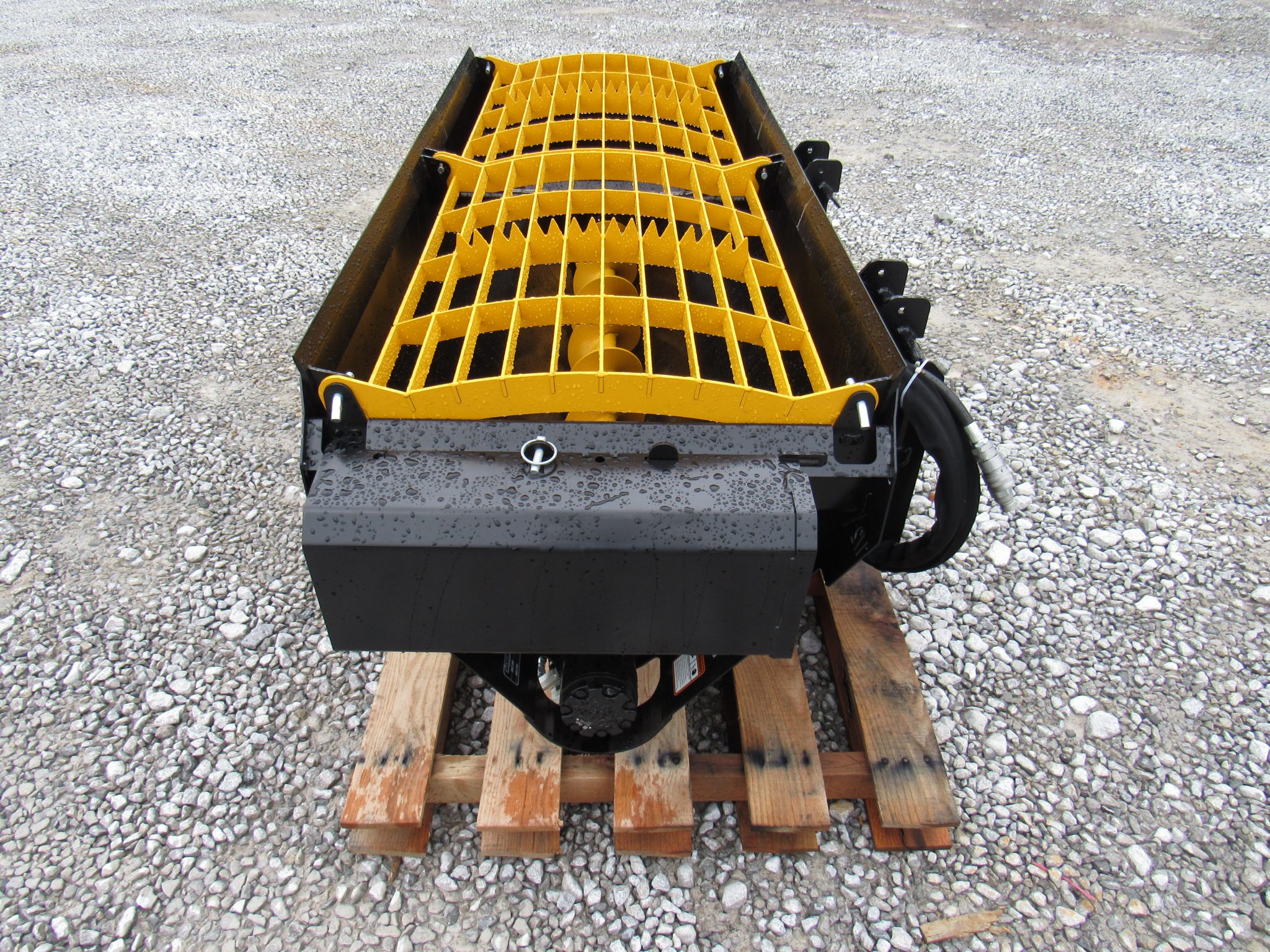 Danuser S75 Mega Mixer Steel Auger Bucket Skid Steer Attachment Skid