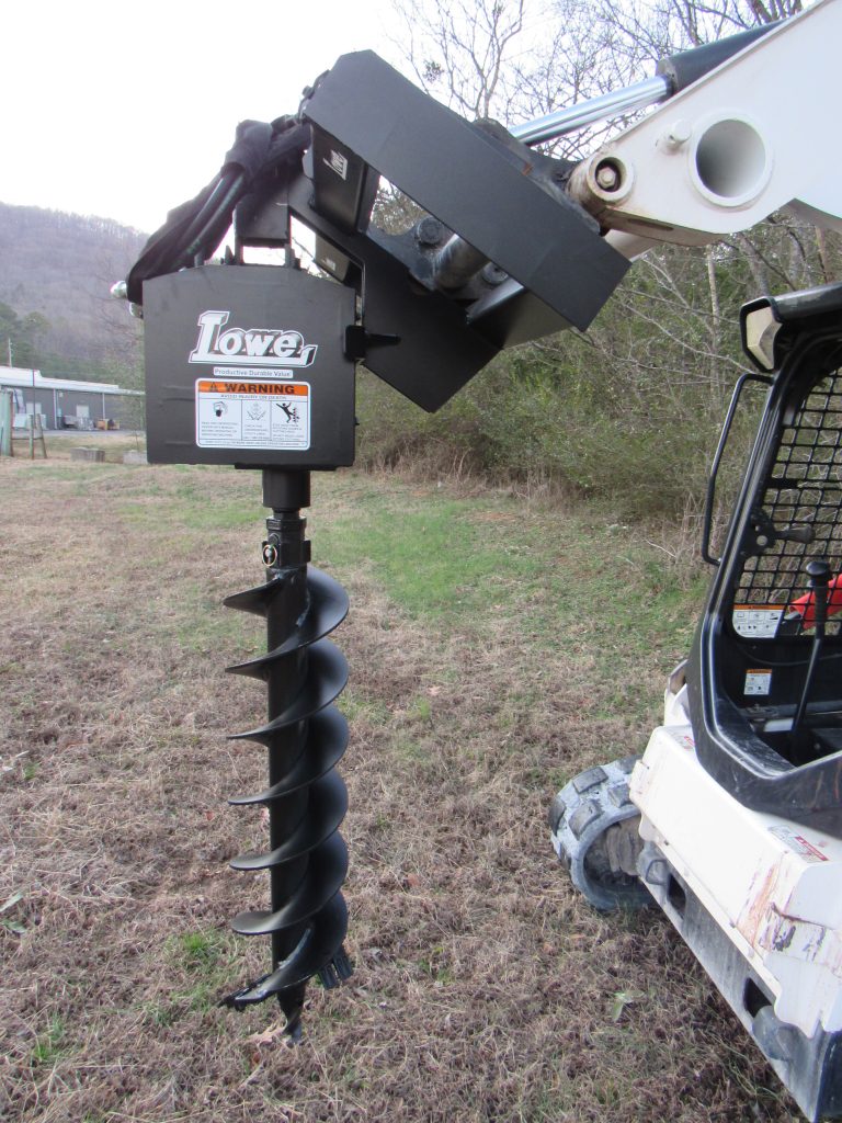 Lowe 1650 Classic Hex Auger Drive with 12″ Wide Bit Fits Skid Steer