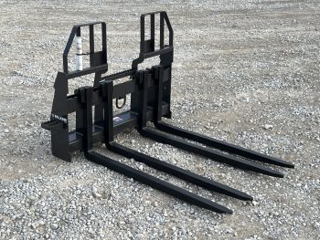 48" Bradco Paladin Block Brick Masonry Walk Through Pallet Forks Attachment Fits Skid Steer
