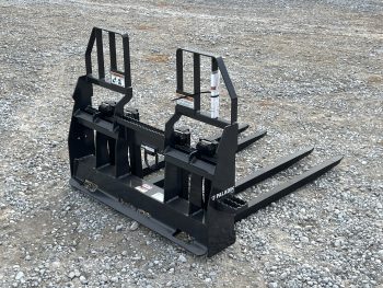 48" Bradco Paladin Block Brick Masonry Walk Through Pallet Forks Attachment Fits Skid Steer - Image 3