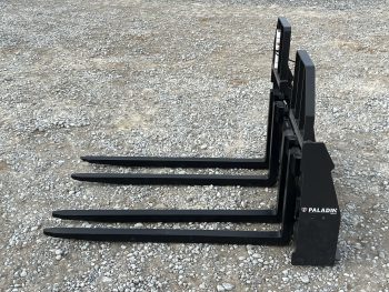 48" Bradco Paladin Block Brick Masonry Walk Through Pallet Forks Attachment Fits Skid Steer - Image 6