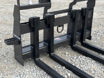 48" Bradco Paladin Block Brick Masonry Walk Through Pallet Forks Attachment Fits Skid Steer - Image 10