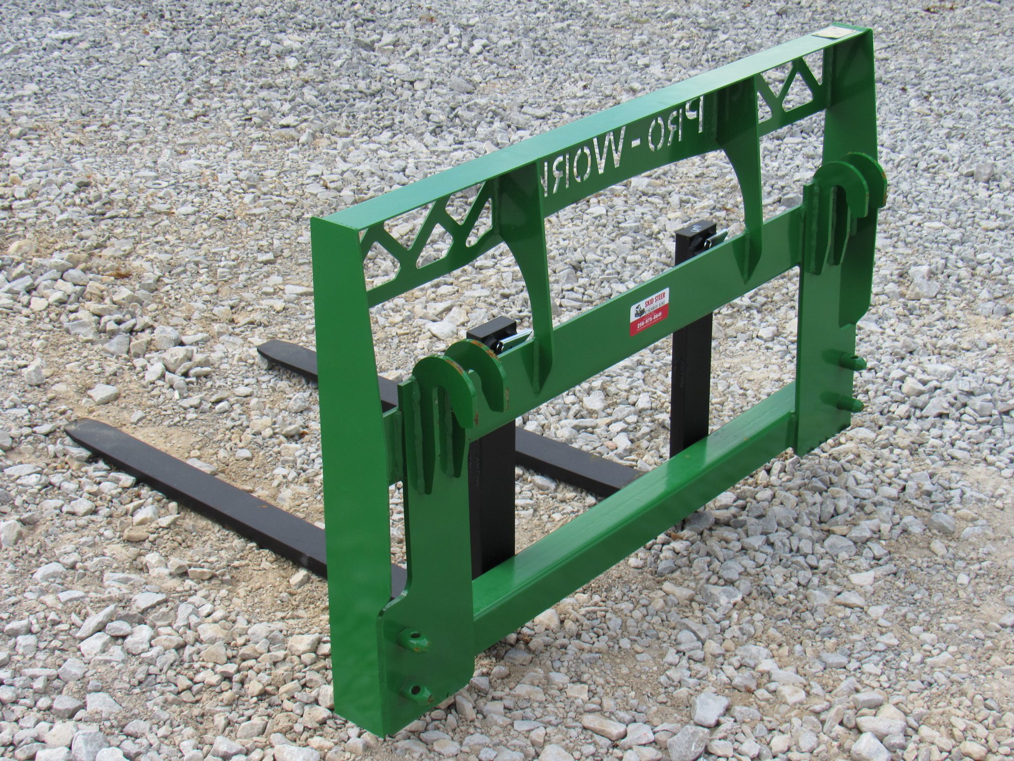 Compact Tractor Pallet Fork Frame With 42″ 2200 Pound Pallet Forks