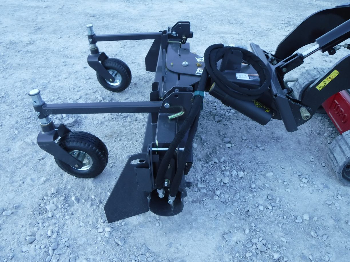 Harley Rake D4M Direct Drive Manual Angle Model Power Rake Skid Steer