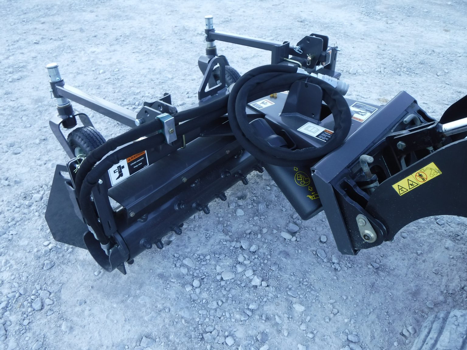 Harley Rake D4M Direct Drive Manual Angle Model Power Rake Skid Steer